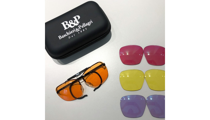 B&P střelecké brýle - set 4 skel