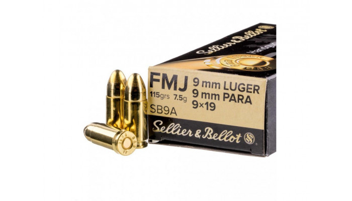 Sellier&Bellot 9mm Luger FMJ