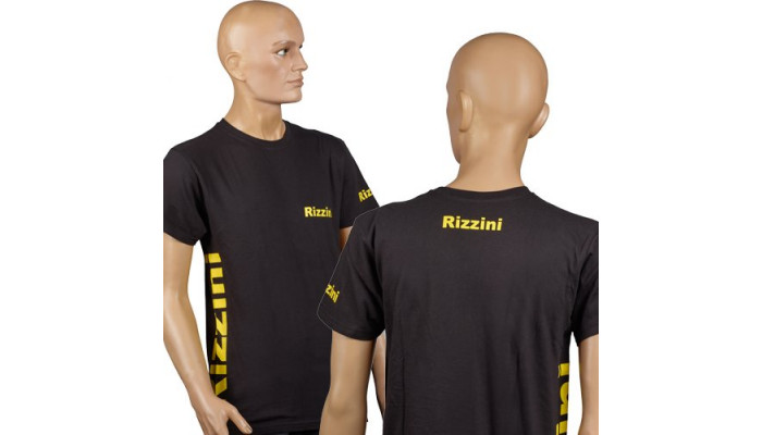 Rizzini - bavlněné tričko černé